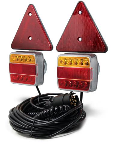 Maypole 12V LED Magnetic Lighting Pod Trailer Cables & Triangles MP44962 - Maypole44952-62 PLCHERO.jpg